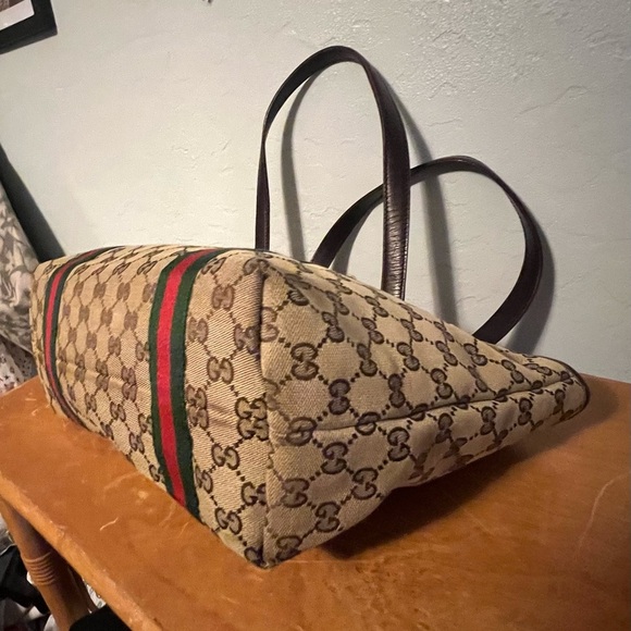 Gucci GG Sherry Line Ophida Tote Handbag w/ COA - Picture 6 of 13